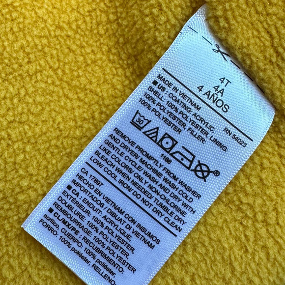 Boys 4T navy blue puffer vest - Picture 5 of 6